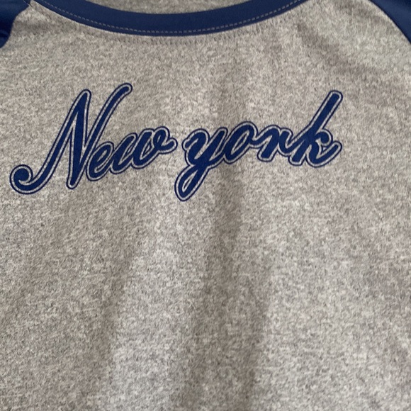 New York Cropped Baseball Tee - Picture 2 of 3